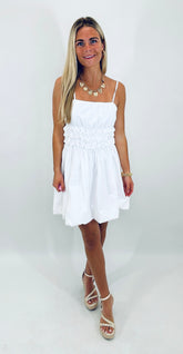 Bring on the Bubbly Dress (white)